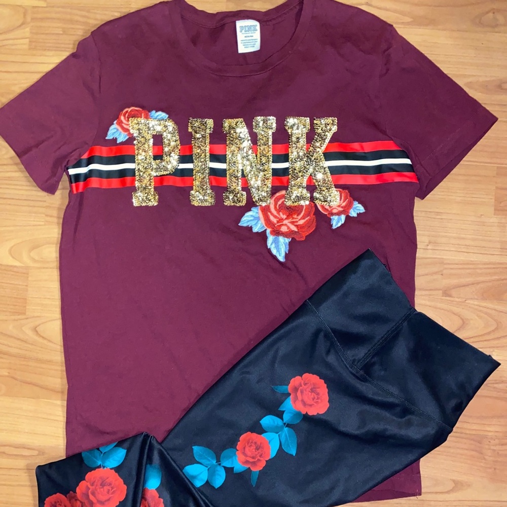 VS PINK bling rose outfit*SOLD*
